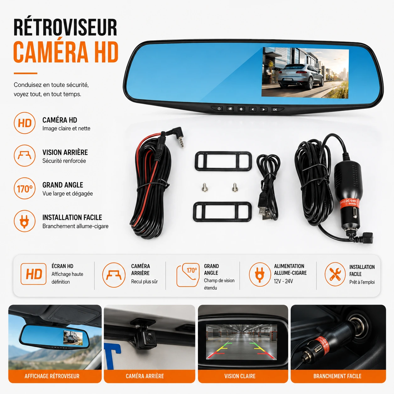 Camera Voiture 360 Degrés Maroc
